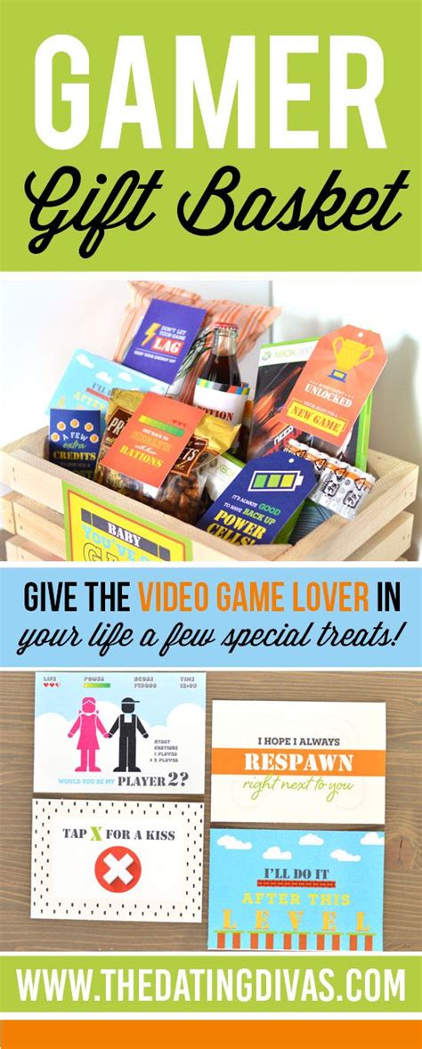 Looking for really unique diy gift ideas for boyfriend birthday? Gamer Gift Basket - The Dating Divas | Gamer gifts, Gifts ...