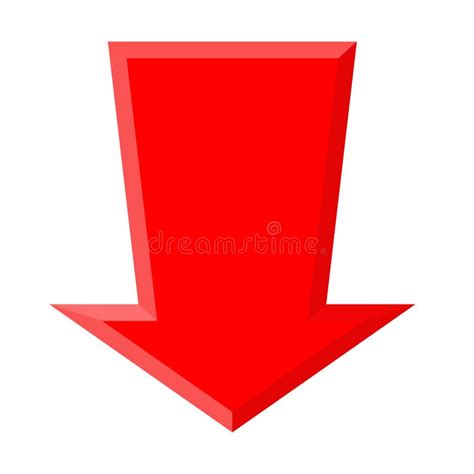 Down Arrow Icon Vector From Arrows Concept Thin Line Illustration Of