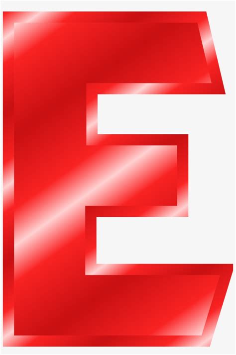 Big Red Letter E Clipart Letter Alphabet Clip Art Big
