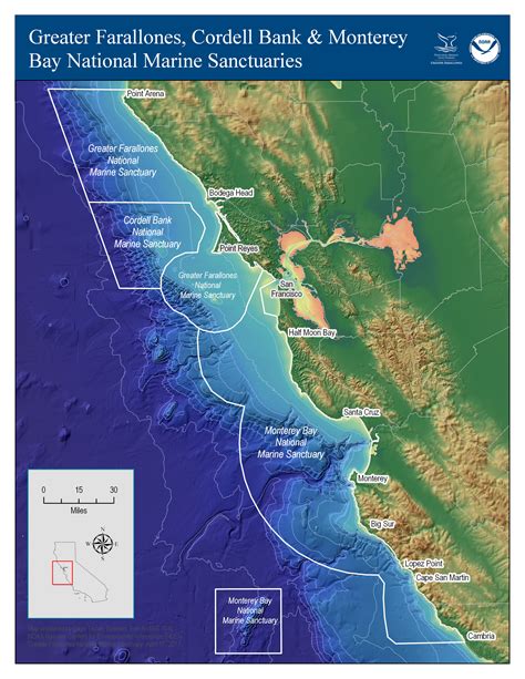 Maps Greater Farallones National Marine Sanctuary