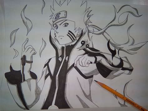 Anime Character Drawing Challenge Naruto In Sage Mode