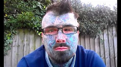 Britains Most Tattooed Man Has Silicone Skull Implanted In Chest And