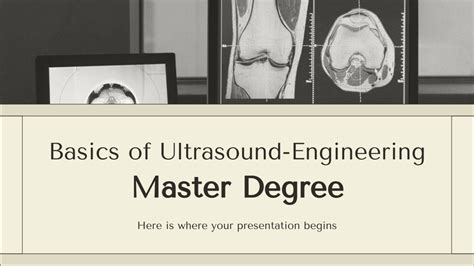 Basics Of Ultrasound Engineering Master Degree