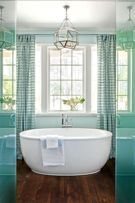 The large window offers a gorgeous view, but is tinted for privacy. The 12 Most Relaxing Bathtubs - Southern Living