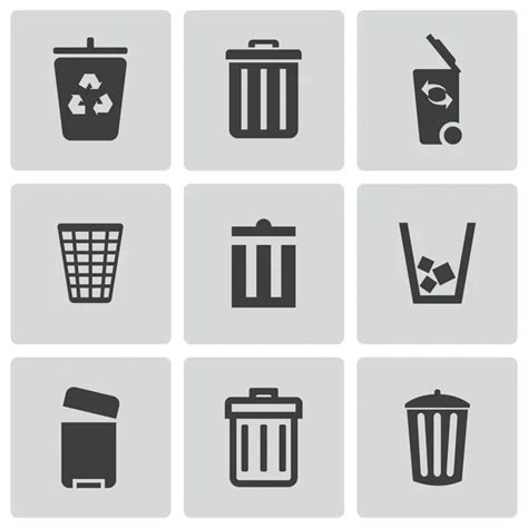 Detail Gambar Tempat Sampah Hitam Putih Koleksi Nomer 18