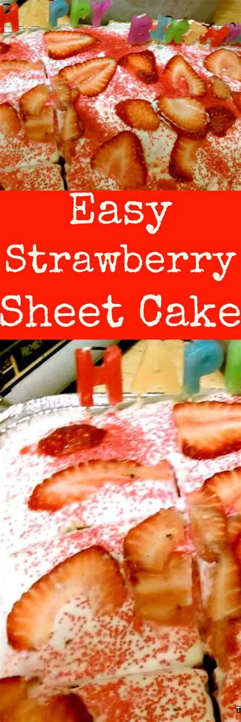 Maybe you would like to learn more about one of these? Super Moist Strawberry Sheet Cake | Lovefoodies