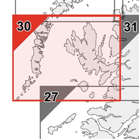 Uist And Skye Postcode Map Sector Map 30 Geopacks