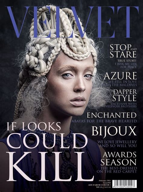 Velvet Magazine February 2015 Issue No 38 Model Erica Huber Of Wilhelmina Models Hairandmakeup