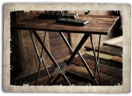 Color, pattern, opulence and, of course, romance. Vintage wooden folding camp table, looks like something ...