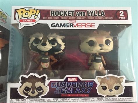 Rocket And Lylla Guardians Of The Galaxy Funko Pop Vinyl Figure For