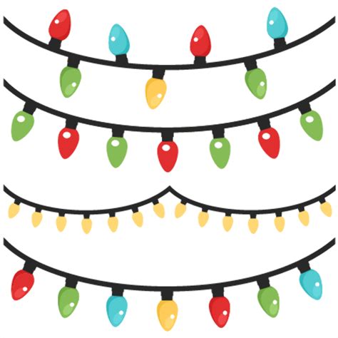 Download High Quality Christmas Lights Clipart Svg Transparent Png