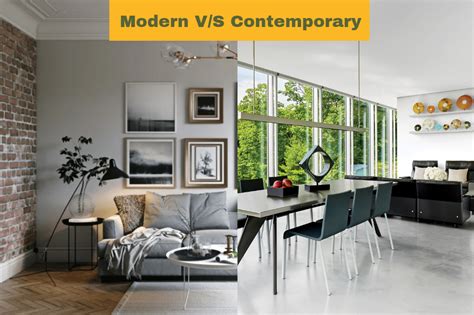 What Is The Difference Between Modern And Contemporary Decor Leadersrooms