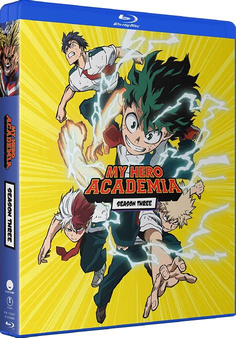 My Hero Academia Season 3 Complete Collection Blu Ray Just Anime Online