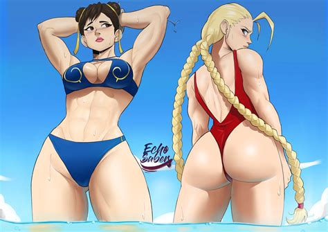 Summer Chun Li And Cammy Street Fighter Know Your Meme