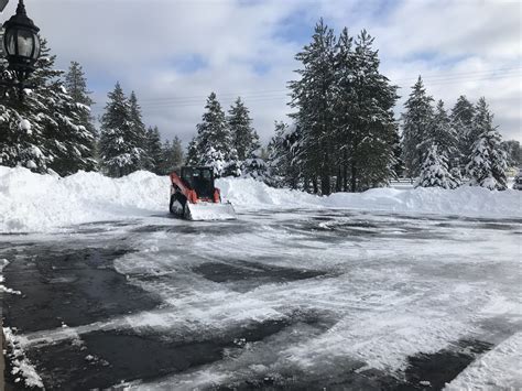 Pour hot water on snow. Snow Removal Commercial & Residential, Kootenai County