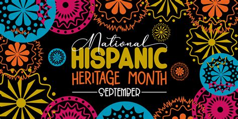 Sept 17 National Hispanic Heritage Month Sept 15 Oct 15