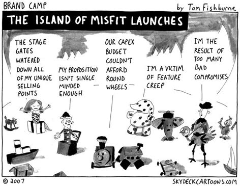 The Island Of Misfit Launches Tom Fishburne Marketoonist Working