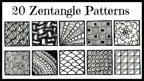 Zentangle Art Patterns