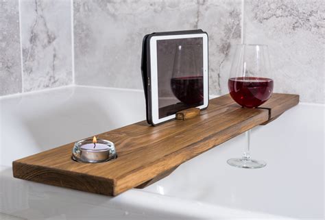 Check out our glass holder tray selection for the very best in unique or custom, handmade pieces from our shops. Bath Tray, Solid Wood & Handmade - Single Glass