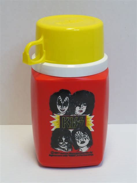 Kiss Lunch Box And Thermos 1977 Aucoin Ebay