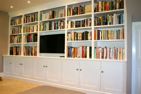 Bespoke Fitted Bookcase In Surrey The Bookcase Co