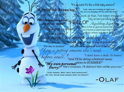 √ Olaf Quotes Frozen 2