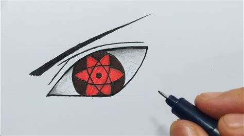 How To Draw Sasukes Eternal Mangekyou Sharingan Step By Step Images