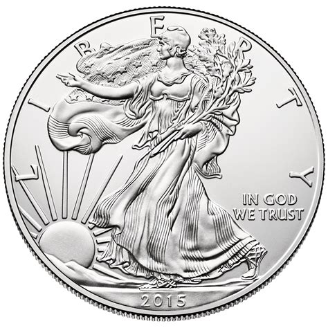 2015 American Silver Eagle Brilliant Uncirculated Bu Republic