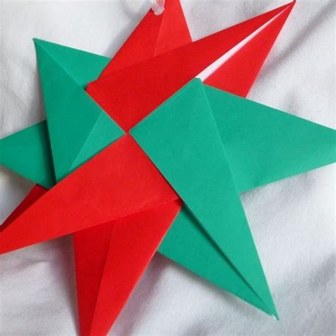 You can try out many different kinds of origami star here. Large origami star christmas decoration | Origami stars, Christmas decorations, Christmas ...