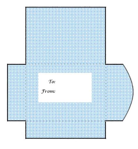 Free Printable T Card Envelope Template