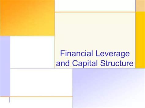 Ppt Financial Leverage And Capital Structure Powerpoint Presentation Id