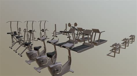 Gym Workout 3d Model By Mehtabahmed 0ce0737 Sketchfab