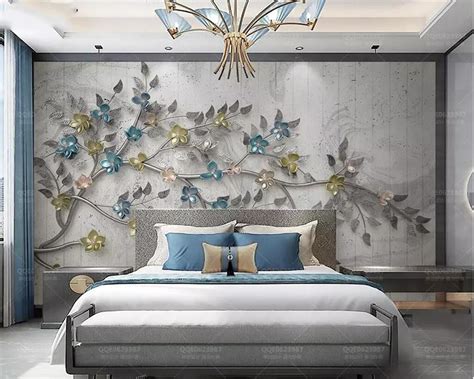 2020 popular 1 trends in home improvement, home & garden with 3d european living room wallpaper bedroom sofa tv and 1. Avikalp Exclusive AWZ0155 3d Colourful Flower 3d Effect Of ...