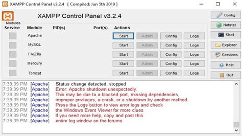 Error Fix Apache Shutdown Unexpectedly In Xampp V Xampp Hot My Xxx