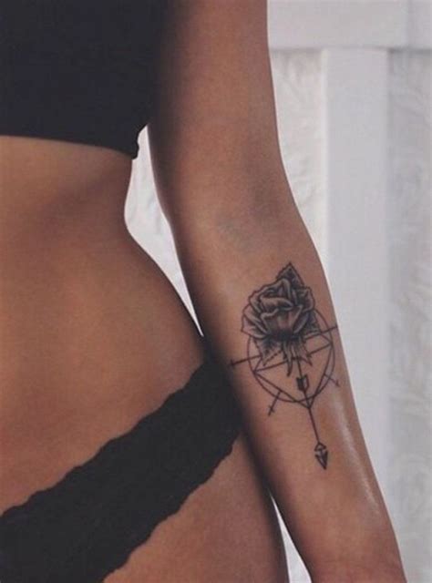 Womens Compass Rose Tattoo Forearm Tattoo Design