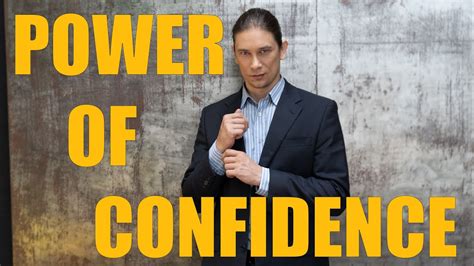 Power Of Confidence Mindset Youtube
