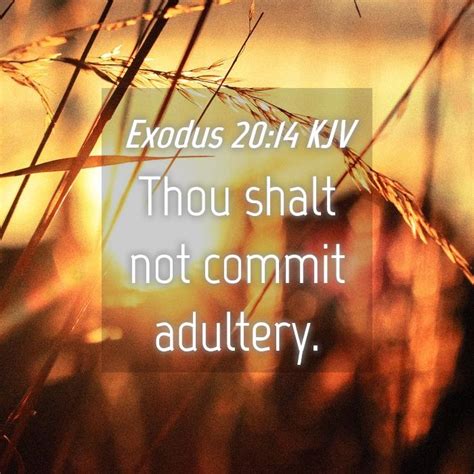 Thou Shall Not Commit Adultery Save The World Ministry