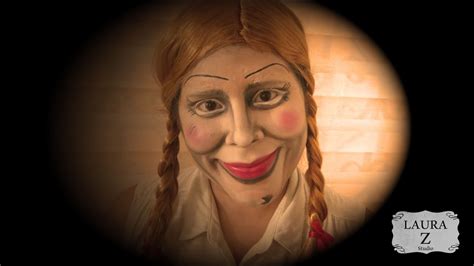 Annabelle Makeup Tutorial The Conjuring Doll Maquillaje De Annabelle De El Conjuro Youtube