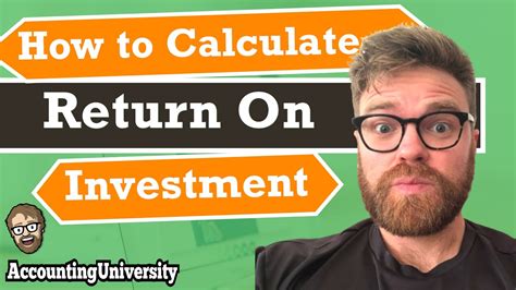How To Calculate Return On Investment STEP BY STEP YouTube