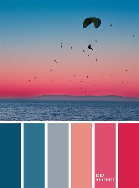 Pink And Blue Sky Inspired Color Palette Color Inspiraiton Color Schemes