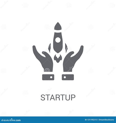 Startup Icon Trendy Startup Logo Concept On White Background Fr Stock