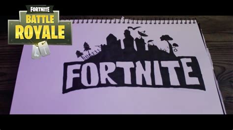 Art supplies we love (amazon affiliate links): How To Draw A Fortnite Logo - YouTube