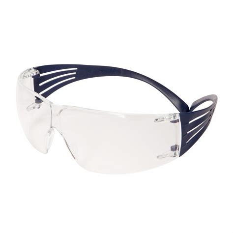 3m™ securefit™ 200 safety glasses blue frame scotchgard™ anti fog anti scratch coating kandn