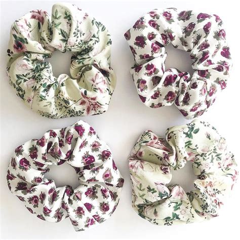 Scrunchies Floral Pretty Spring Colours For Those Pretty Spring Days 🌺