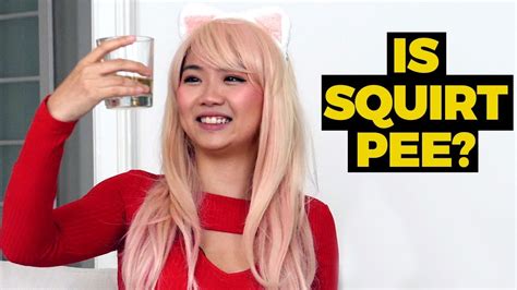 is squirting pee or not we tested both liquids youtube