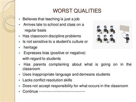 There are many characteristics, techniques, etc. Qualities of an effective teacher