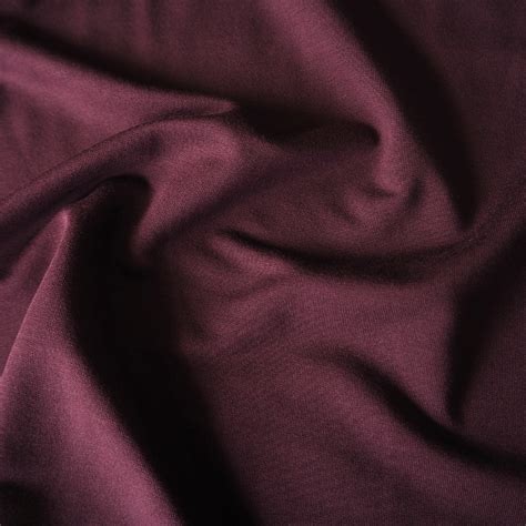 Deep Maroon Loopback Jersey Fabric Guthrie And Ghani