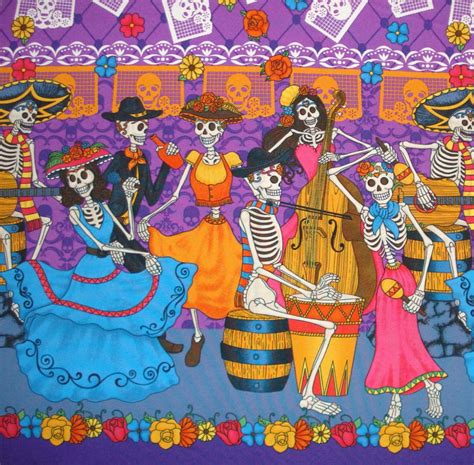 Skull Day Of The Dead Sugar Skulls Banner Sugar Skull Dancing Couple Sugar Skull Banner Sugar