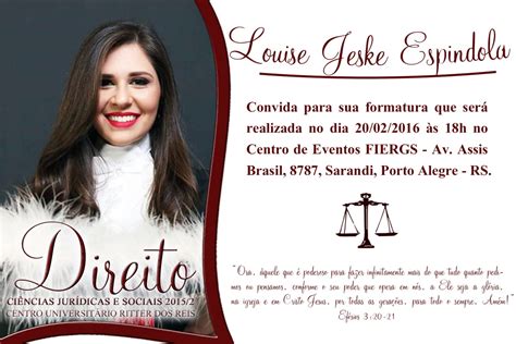 Frases Para Convite De Formatura
