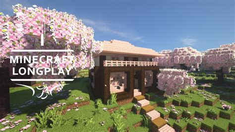Minecraft Relaxing Longplay Cherry Blossom House No Commentary